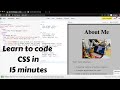 Learn to Code in 15 Minutes - CSS Basics | Learning Coding Made Easy!