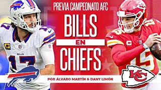 Buffalo-Kansas City: CAMPEONATO DE LA AFC | Álvaro Martín y Dany Limón | Ritmo NFL