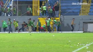 Brawl suspends soccer semifinal game in Honduras