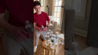 Small Table Bottle Flip Challenge!