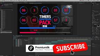 Timers Countdown Pack Tutorial (After Effects - Premiere Pro Mogrts)