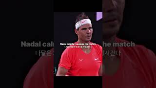 나달이 미친 여자를 만났을 때 | When Nadal Met the Crazy Woman.  #nadal  #tennis