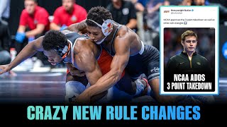 3 Point Takedowns?! Crazy NCAA Wrestling Rule Changes!