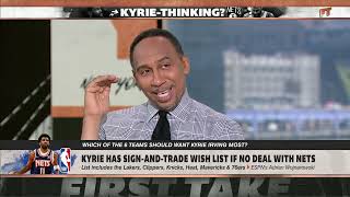 Stephen A.: I would love to see Kyrie Irving in Miami 👀 | First Take