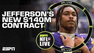 REACTION to Justin Jefferson's $140M contract: 'A NO BRAINER!' - Mina Kimes | NF