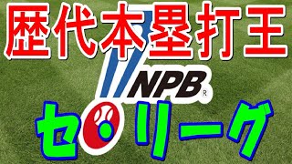 プロ野球セ・リーグ歴代本塁打王獲得者一覧（1936～2019年）