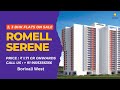 Romell Serene | ☎ +91-9015356356 | 2,3 BHK Flats For Sale Borivali West, Mumbai