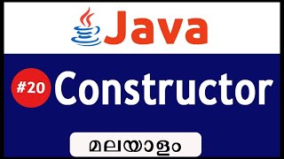 Constructor In Java -Malayalam #20