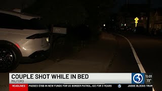 Man dies, woman suffers head wound in Milford shooting