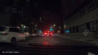 Driving NYC at night: FDR Dr, Midtown, Inwood, USA