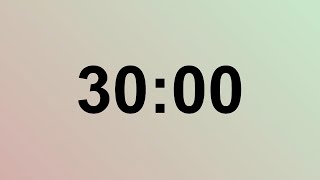 30 Minute Timer with Bomb Blast Finale Countdown with Explosive Finish