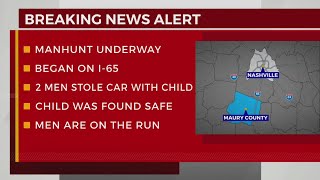 Manhunt underway for 2 men in Maury County
