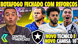 BOTAFOGO ACERTANDO com CLAUDINHO e ALMIRÓN! NOVO TÉCNICO do FOGÃO muito PERTO! \