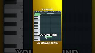 Hidden Piano Roll Features Every Producer Needs To Know | FL Studio Tutorial #shorts