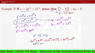 L8 :Second Order Derivative | Exercise 5.7 | Class 12 NCERT Mathematics