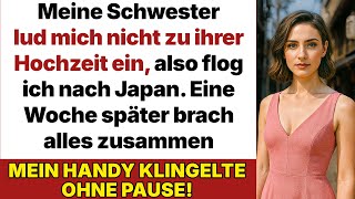 Meine Schwester lud mich nicht zur Hochzeit ein, also flog ich nach Japan – dann kam das Chaos!