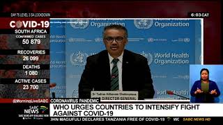 Coronavirus pandemic | WHO urges countries to intensify the fight against COVID-19