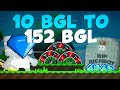 MY BIGGEST COMEBACK EVER.. 10 BGL TO 150+ BGLS !! - GROWTOPIA REME