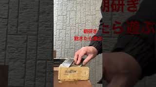 【鉋研ぎ】暇つぶし。#short #shorts #大工 #japanesecarpentry