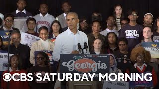 Obama joins Biden, Harris on campaign trail for midterms