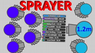 Diep.io | 1.15M Sprayer - War!