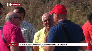 SCANDALE, SCIOPERANO GLI OPERAI DELLA ERGOSUD