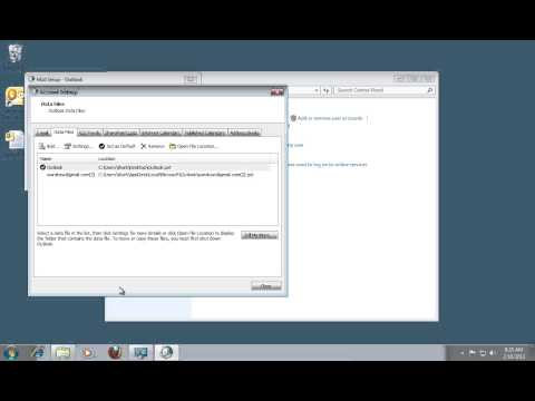 How to Move the Outlook 2010 Data File How to Move the Outlook 2010 Data File