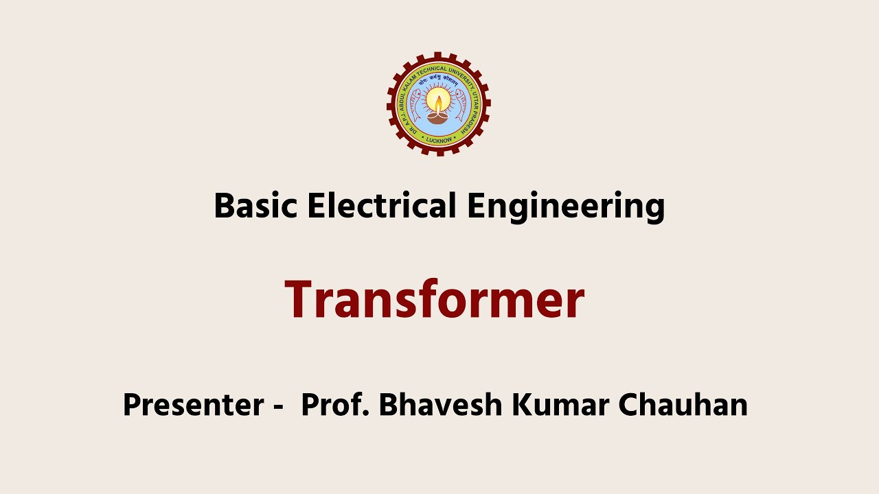 Basic Electrical Engineering | Transformer - YouTube