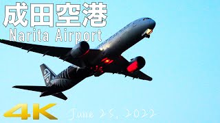 成田空港2022年6月25日ひこうきの丘から撮影✈️ #飛行機 #空港 #成田空港成田国際空港 離陸シーン Narita International Airport takeoff scene.