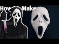 cara membuat topeng ghost face|dari bubur kertas