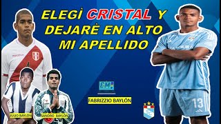 ¿POR QUÉ SE FUE A SPORTING CRISTAL? JOVEN PROMESA QUE LLEVA EL FUTBOL EN LAS VENAS. Fabrizzio Baylón