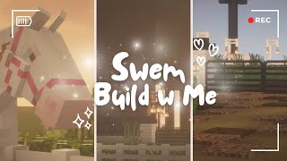 LIVE || Chill SWEM Build w/Me || Minecraft