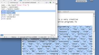 Python for Informatics - Exercise from Chapter 9