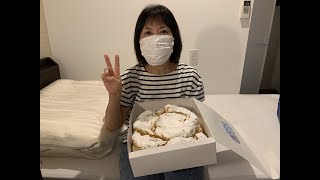 【おぺろんチャンネル】 超特大シュークリーム　白土屋　福島県いわき市