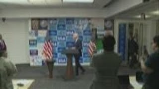 Biden visits DNC headquarters as election nears