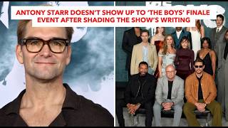 Antony Starr Doesn’t Show Up To ‘The Boys’ Finale Event After Shading The Show’s Writing