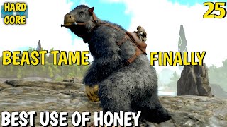 MEGATHERIUM TAME FINALY AT LOW LEVEL WITH HONEY | ARK ULTIMATE MOBILE EDITION | HINDI | EP #25