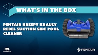 Pentair Kreepy Krauly Rebel Suction Side Pool Cleaner (Head) - What's In The Box