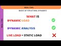 what is dynamic loading and dynamic analysis | structural dynamics basics of earthquake engineering