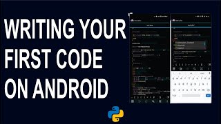 Python Hello World! Android Tutorials | Lesson 2b