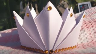 DIY Gift Crown || Origami paper crafts || Make it easy || Mini Crafts || CRAZY ARTSY