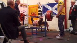 Martin Flett 190 Fail At 2014 Scottish Bench Press