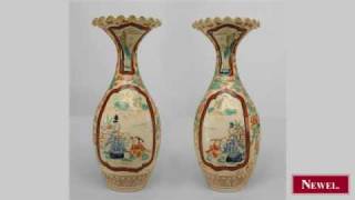 Antique Pair of Oriental Chinese Imari (18th Cent) porcelain