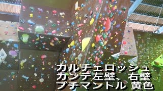 カルチェロッシュ　カンテ左壁、右壁、プチマントル　黄色5級【２倍速】(2016.2.16)