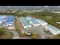 システム建築「株式会社スターロイ 工場」空撮 株 横河システム建築