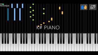 Pikasonic -Nostalgia Piano Cover/Tutorial + midi/sheets