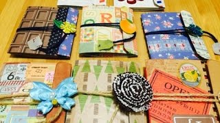 おすそわけをちょこっと入れるブック型のメッセージカード Message card