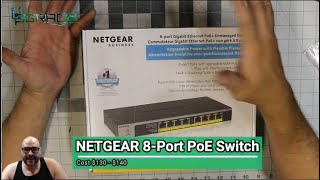 NETGEAR 8-Port Gigabit PoE Switch