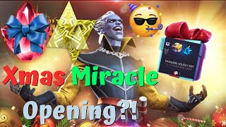 Christmas Miracle Crystal Opening?! Paragon Holiday Gift!! Greater Banquets! 6* Features! - MCOC