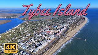 Tybee Island - Drive and Fly in 4k - Uplifting / Chillstep / Calm / Energetic / Motivating